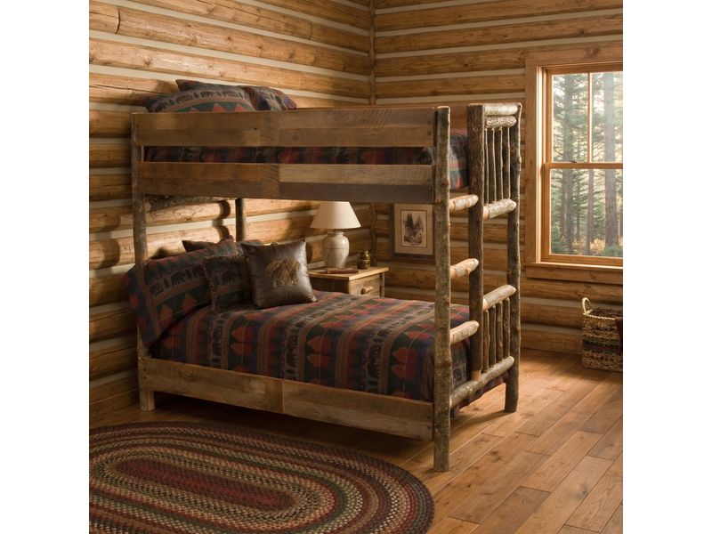 Appalachian Bunk Bed - Double/Double - Ladder Left 1