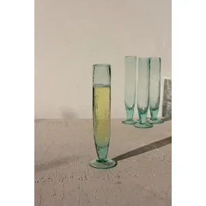 Tall Recycled Champagne Flute 3
