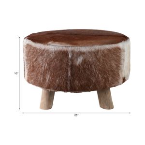 TUCKER TAN OTTOMAN 16 (IN) 10