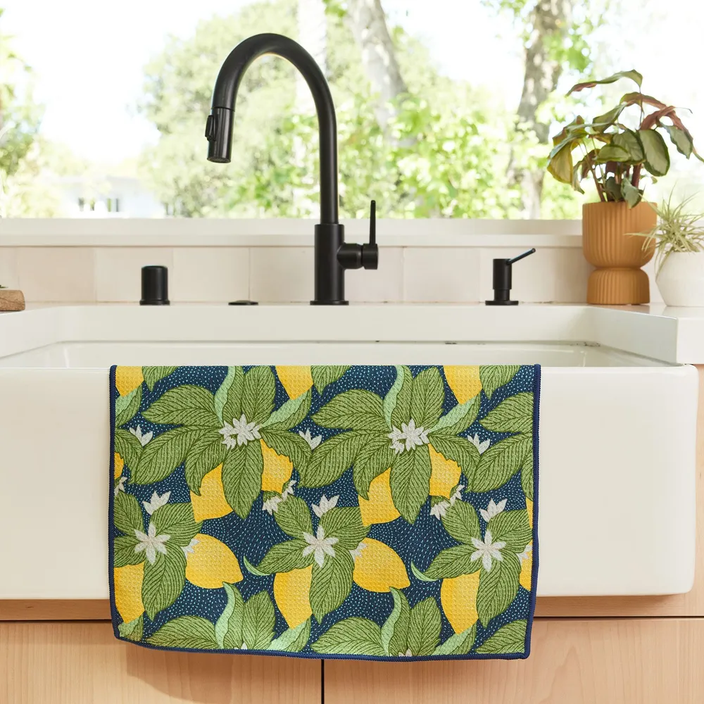 Vintage Lemons Eco Kitchen Tea Towel