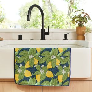 Vintage Lemons Eco Kitchen Tea Towel 3