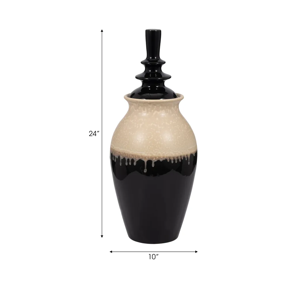 TARYNPARK WHITE VASE 24 (IN)