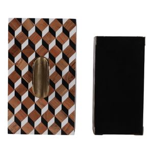 LAKEHAVEN SET OF 2 BLACK BOXES 6 (IN) 7
