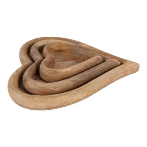 ISLESIDE SET OF 3 BROWN WOOD 2 (IN) 7