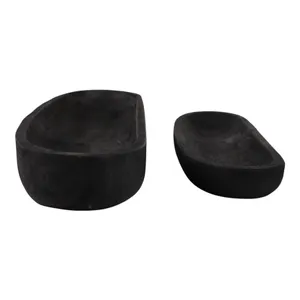 ELTONWIND SET OF 2 BLACK BOWLS 4 (IN) 5