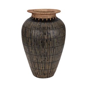 GILBERTLAND BLACK VASE 19 (IN) 5