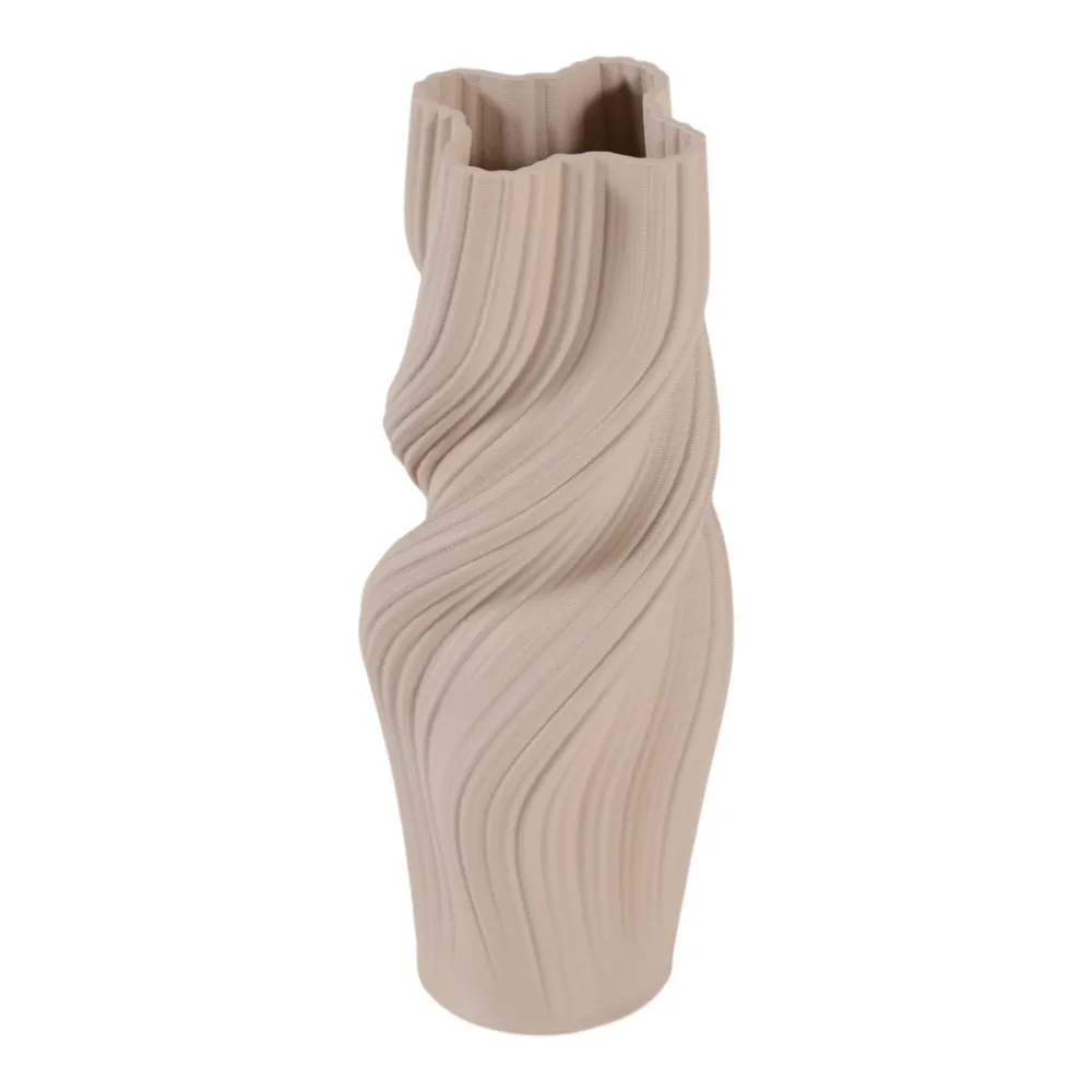 ROSSPORT TAN VASE 14 (IN)