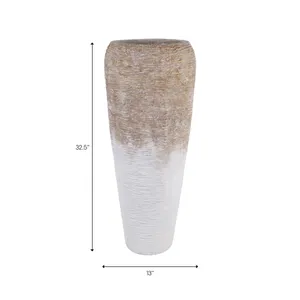 BENNETMORE BROWN VASE 33 (IN) 10
