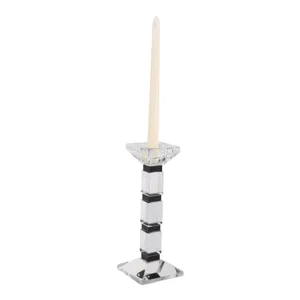 DALEYBROOK CLEAR CANDLE HOLDER 10 (IN) 3