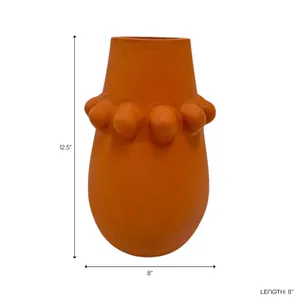 DUNBARWOOD RED VASE 13 (IN) 9