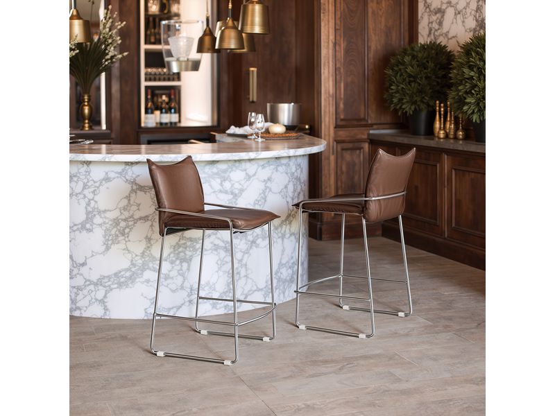Pola Counter Stool Brown 2