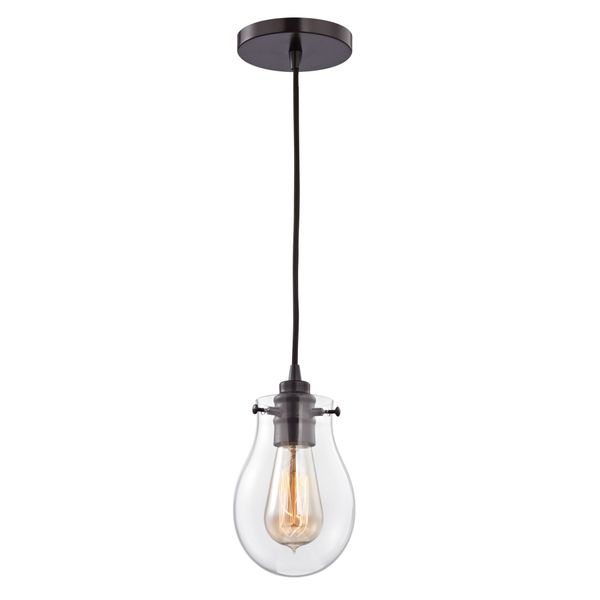 Jaelyn 5'' Wide 1-Light Mini Pendant - Oil Rubbed Bronze