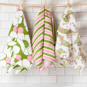 Petals & Paws Cotton Kitchen Towels (Set of 3) 3