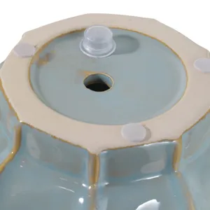 ASHTON SET OF 2 BLUE PLANTER 7 (IN) 9