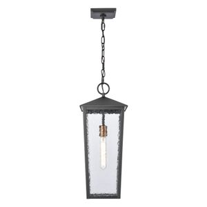 Marquis 9'' Wide 1-Light Outdoor Pendant - Matte Black 3