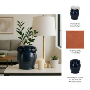 COHENWAY BLUE VASE 9 (IN) 9