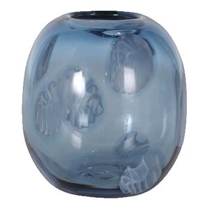 DOVERCROSS BLUE GLASS VASE 7 (IN) 1