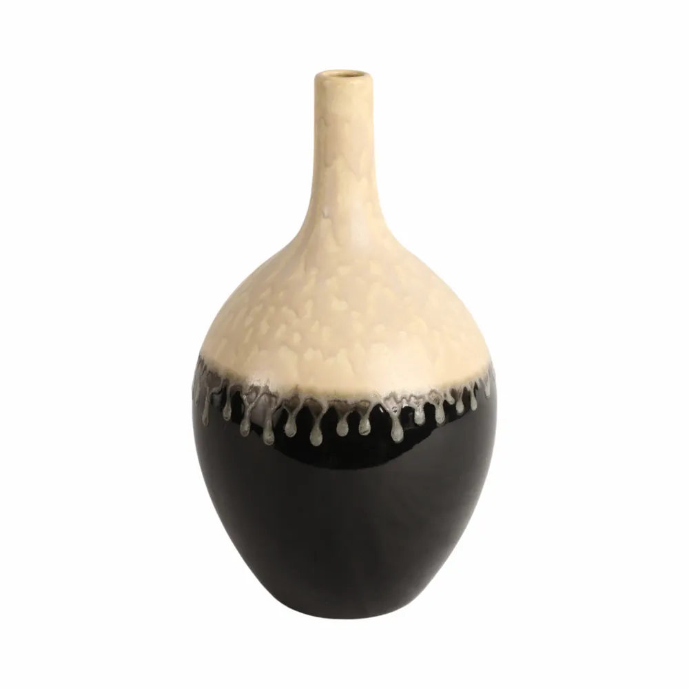 CARSONHAVEN WHITE VASE 14 (IN)