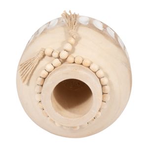 PEARLLAND BROWN VASE 8 (IN) 7