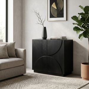 CHESTERTON BLACK CABINET 30 (IN) 2
