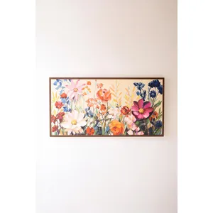 Framed Wild Flowers Painting 2