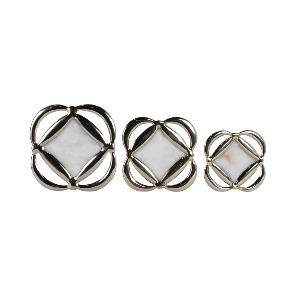 BONDSHAW SET OF 3 GOLD METAL WALL 16 (IN)