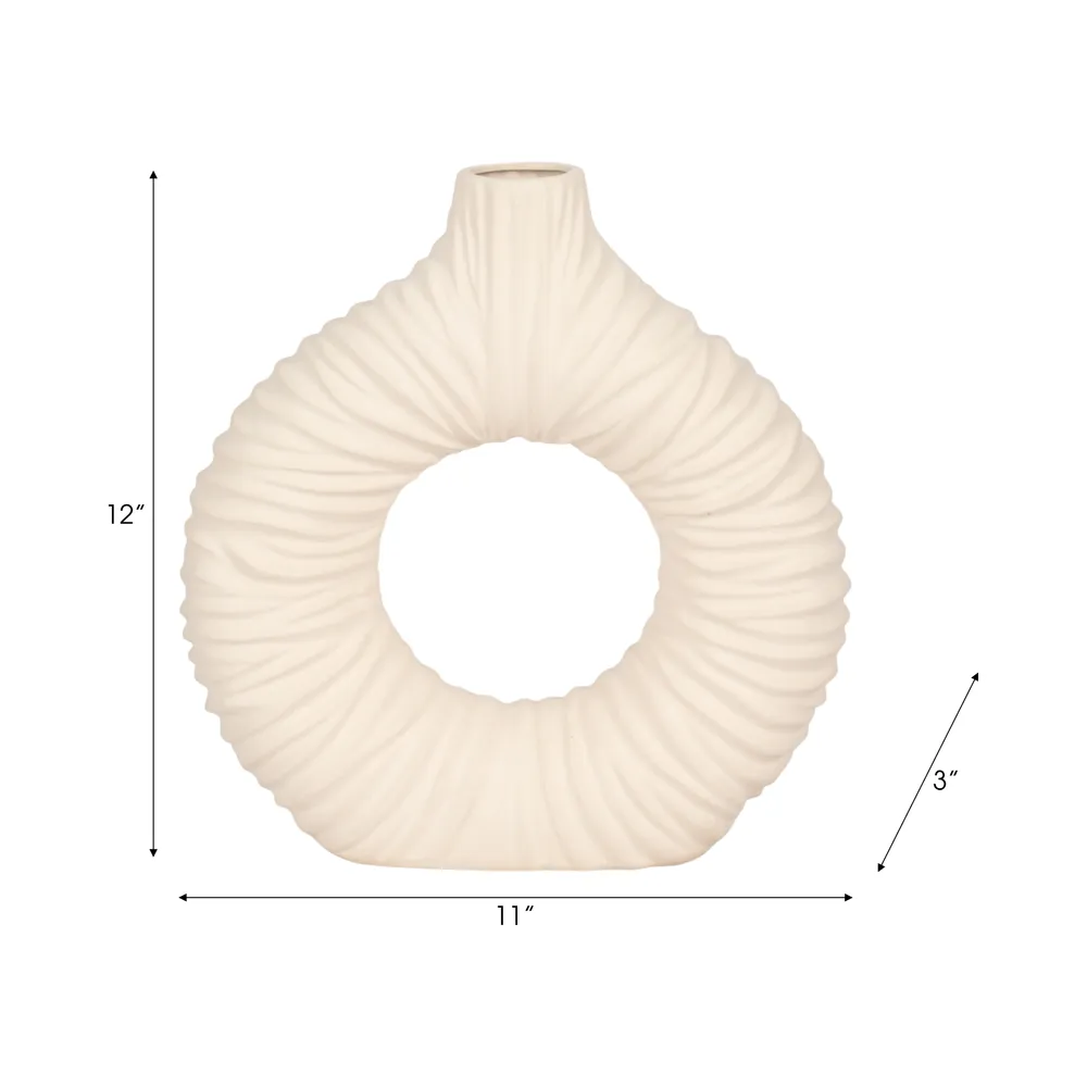 CANTONGATE IVORY VASE 12 (IN)