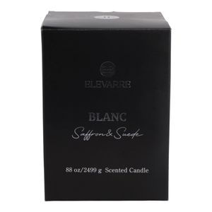 NATECLIFF BLANC SAFFRON & SUEDE CANDLE 10 (IN) 7