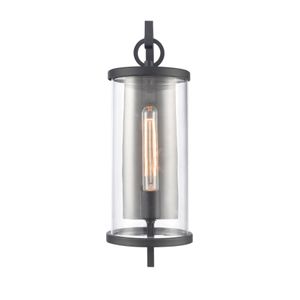 Hopkins 18'' High 1-Light Outdoor Sconce - Charcoal Black 3