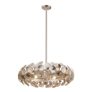 Camora 26'' Wide 3-Light Chandelier - Nickel 1