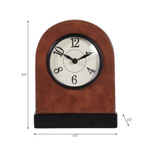 FABIANROSE BROWN CLOCK 9 (IN) 10
