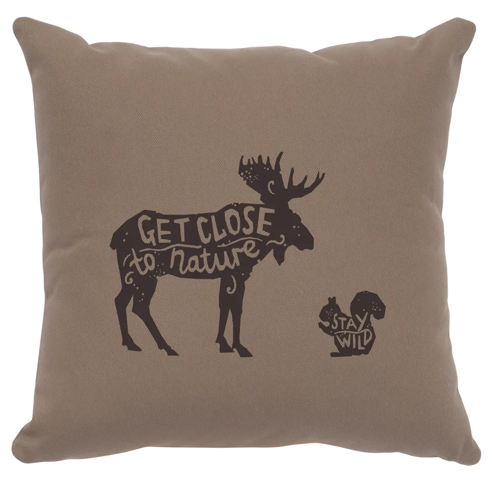 Image Pillow - Close to Nature - Cotton Taupe