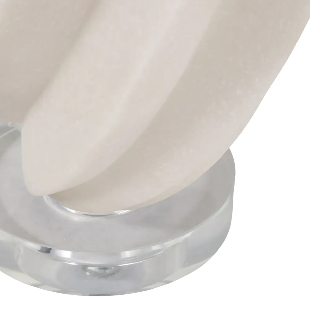 RAFECROSS IVORY LAMP 25 (IN)