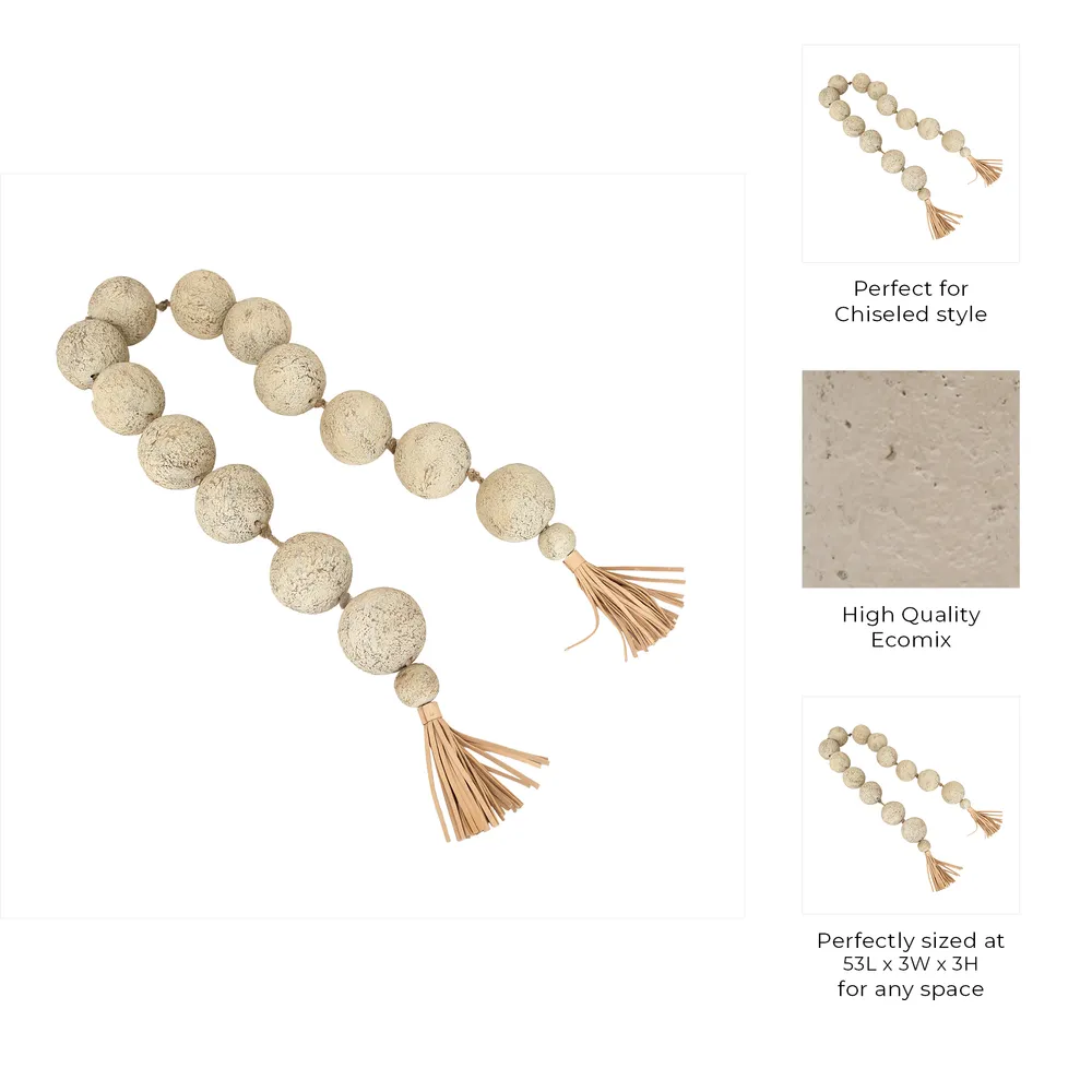 FINCHVIEW IVORY BEAD 3 (IN)