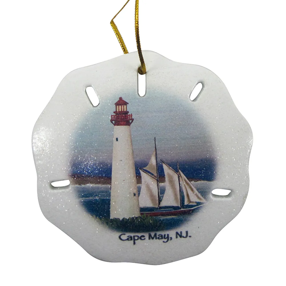3-3/4" CAPE MAY SANDDOLLAR CHRISTMAS OR
