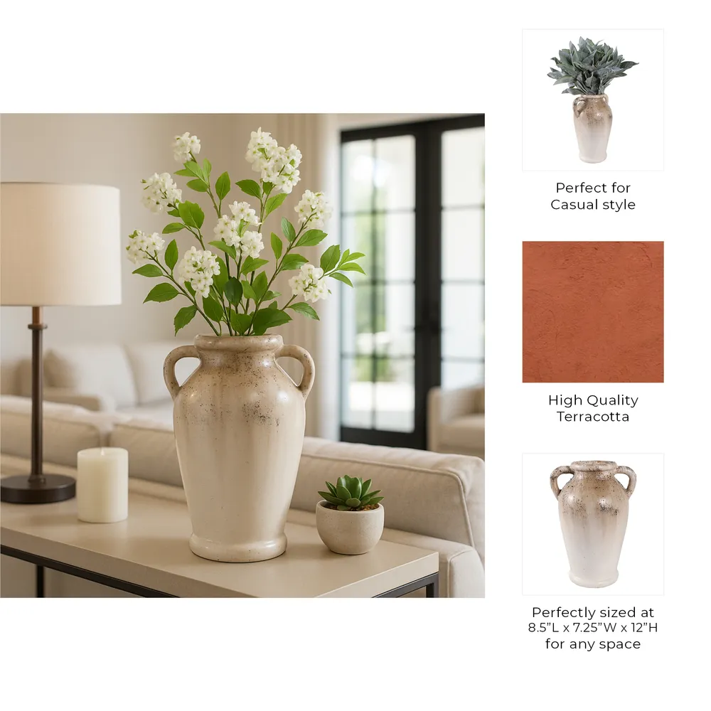 MAXWELLROSE IVORY VASE 12 (IN)