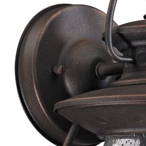 Village Lantern 13'' High 1-Light Outdoor Sconce - Weathered Charcoal 4