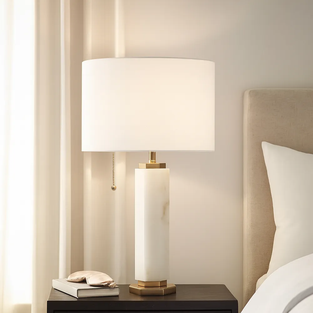 BRYNBROOK WHITE LAMP 28 (IN)