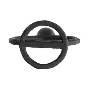 EDMONDMORE BLACK CANDLE HOLDER 7 (IN) 8