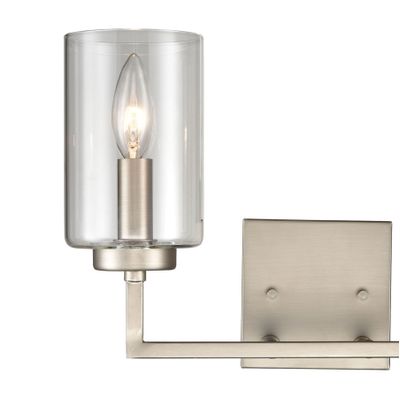 West End 14.5'' Wide 2-Light Vanity Light - Brushed Nickel