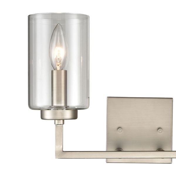 West End 14.5'' Wide 2-Light Vanity Light - Brushed Nickel