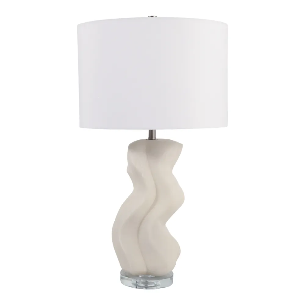 SLATECROSS WHITE LAMP 28 (IN)