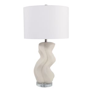 SLATECROSS WHITE LAMP 28 (IN) 1