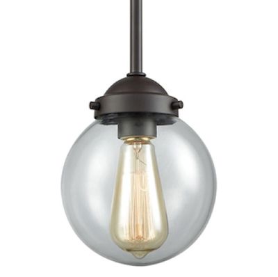 Beckett 6'' Wide 1-Light Mini Pendant - Oil Rubbed Bronze