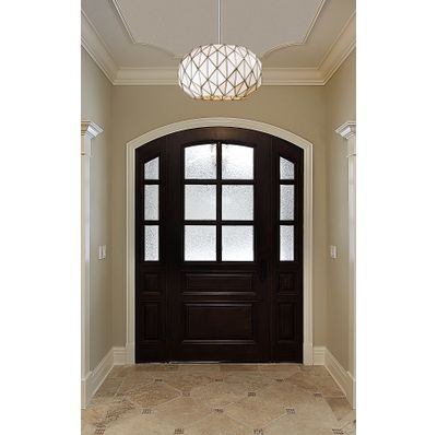 Tetra 16″ Wide 3-Light Chandelier - Polished Chrome