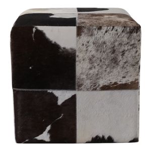 SPARROWSTONE WHITE OTTOMAN 19 (IN) 4