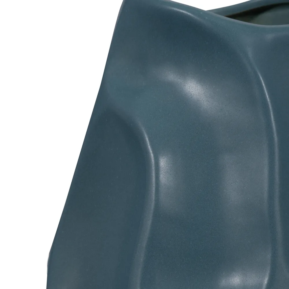 HERMONHOLM BLUE VASE 21 (IN)