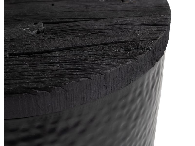 Duskan Storage Side Table Black 6