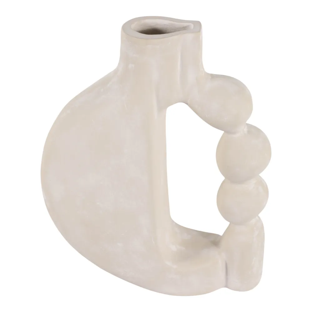 FERNMOOR IVORY VASE 17 (IN)