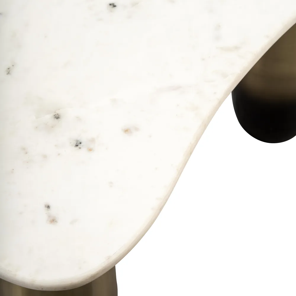 AVAPORT GOLD COFFEE TABLE 16 (IN)